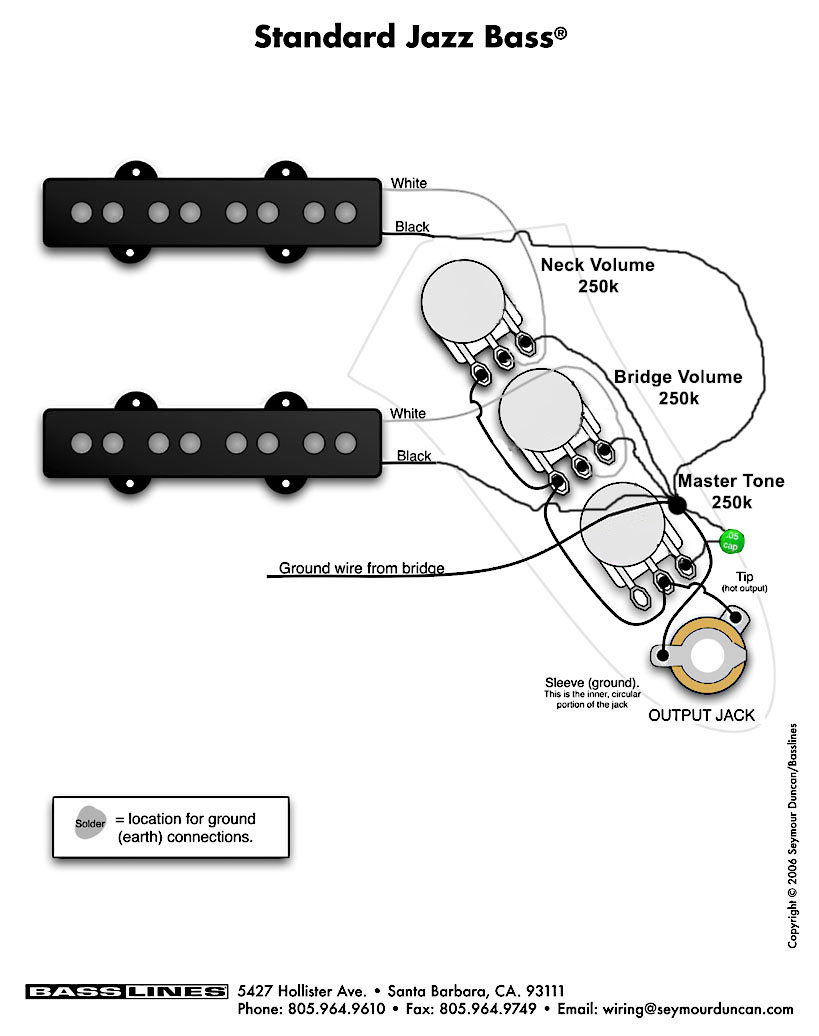 Схемы распайки Seymour Duncan