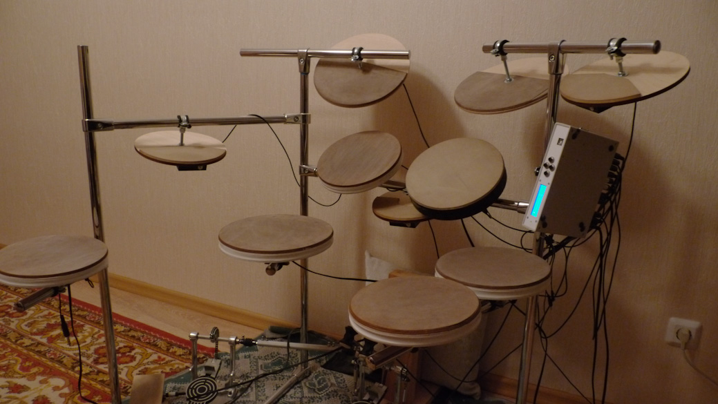 Yoga-Drums - Самодельный барабанный модуль
