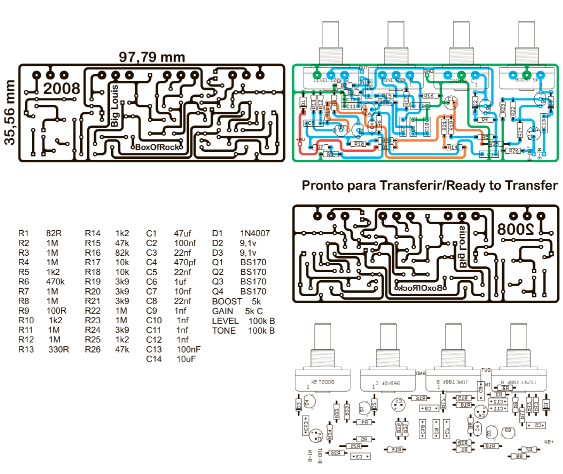 Zvex box of on sale rock schematic